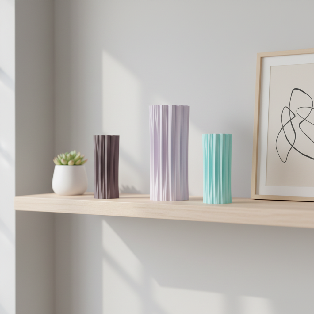 Twist Flow Decorative Vase