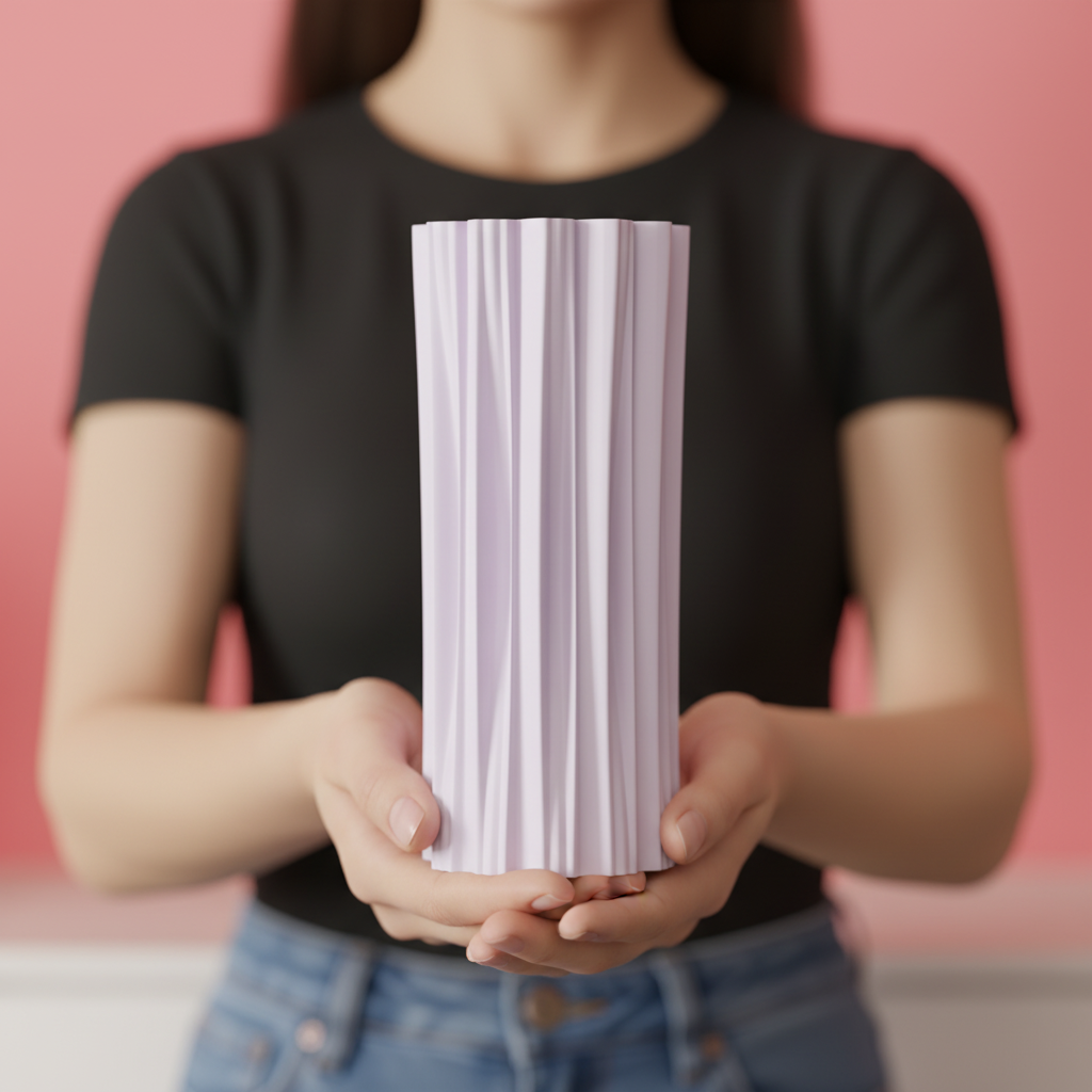 Twist Flow Decorative Vase