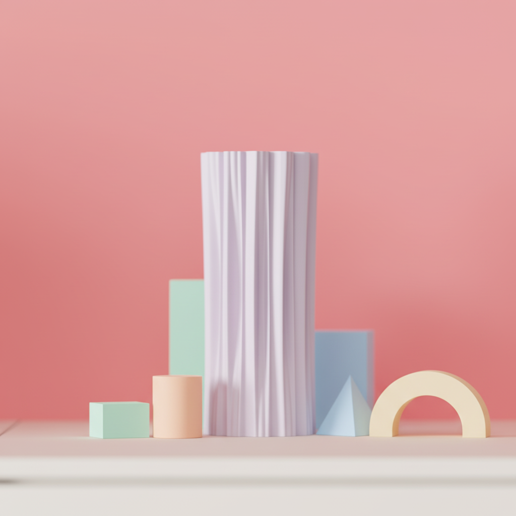 Twist Flow Decorative Vase