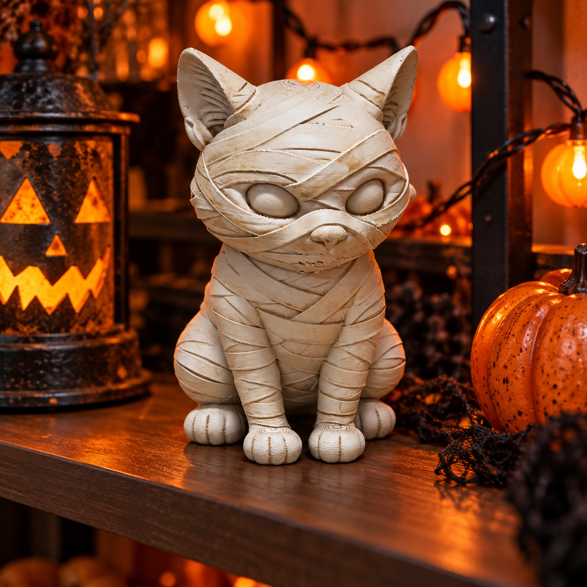 Scared Cat – Cat Mummy