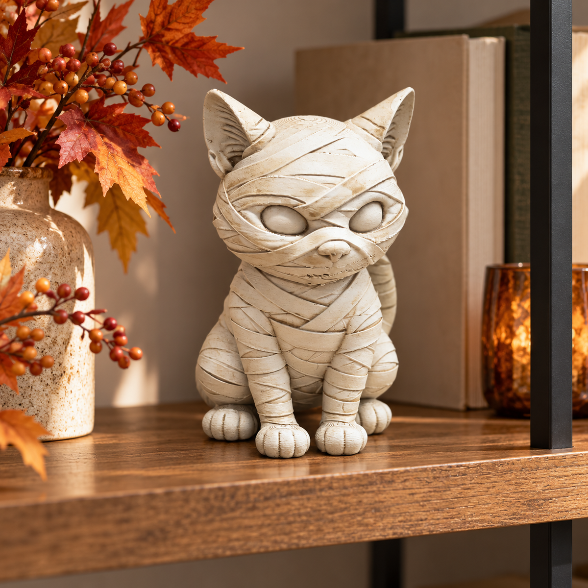 Scared Cat – Cat Mummy