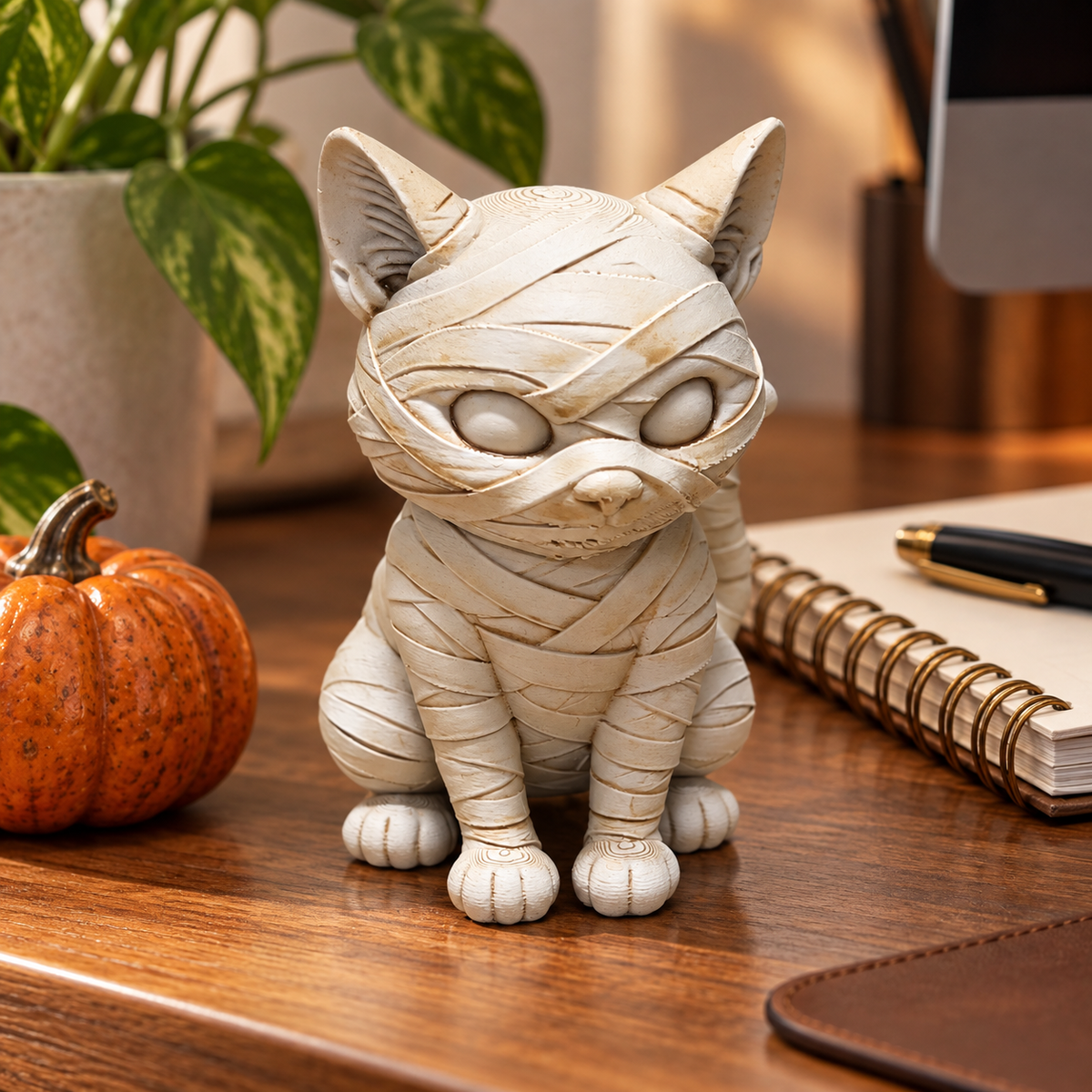 Scared Cat – Cat Mummy