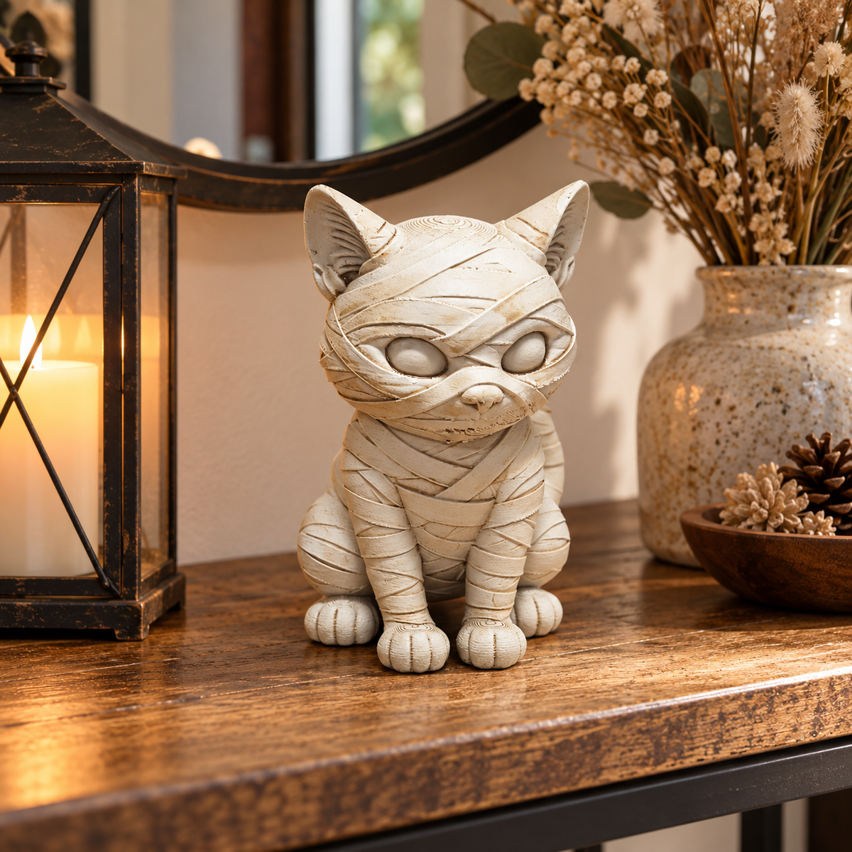Scared Cat – Cat Mummy
