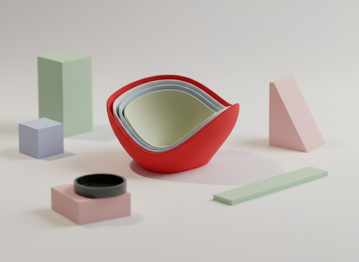 Modern Nesting Storage Bowls