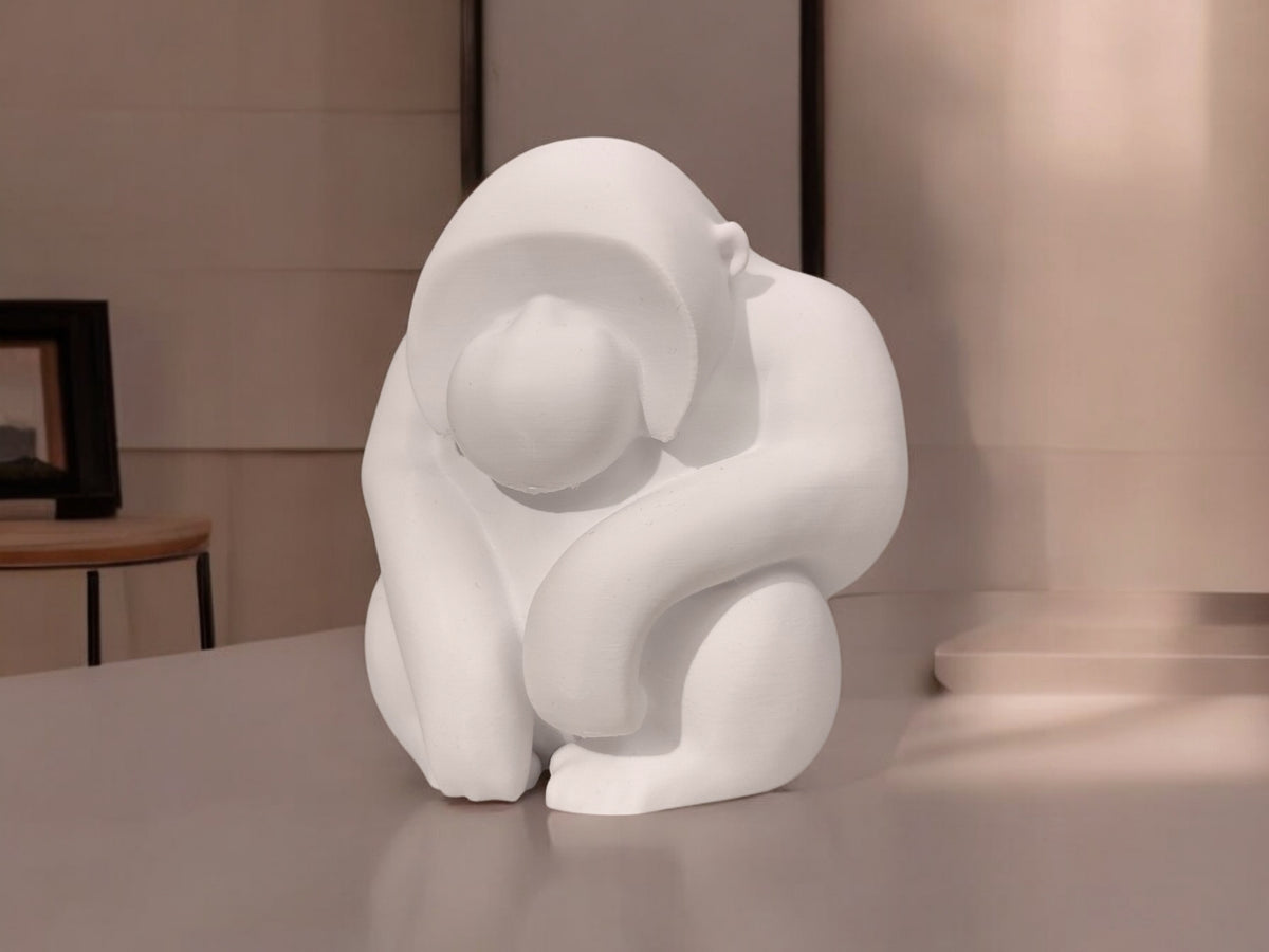 Orang — Modern Sculptural Orangutan Figure