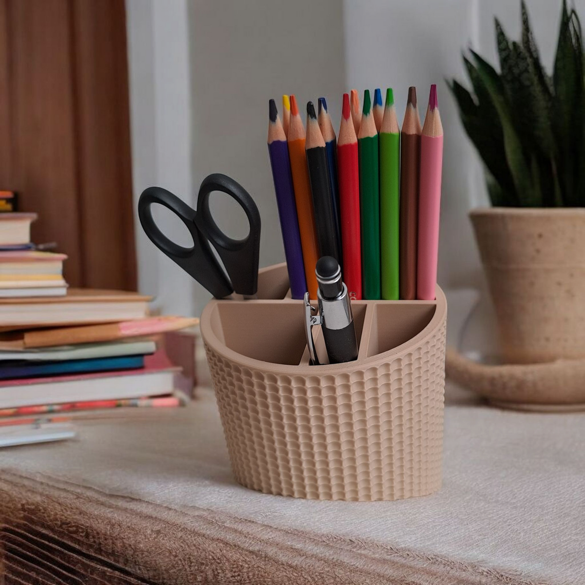 GravityDock – The Dotted-Textured Pen Holder with a Twist