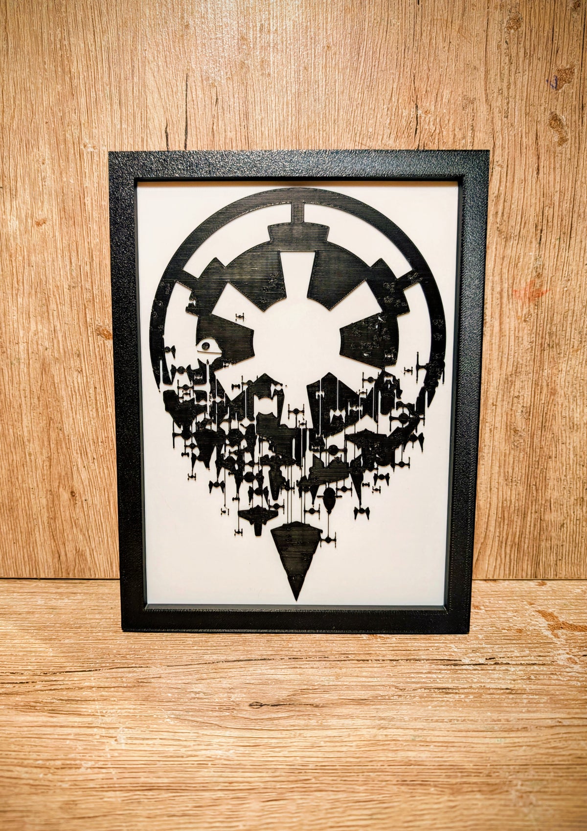 Echoes of the Empire — Star Wars Inspired Shadow Box Wall Art