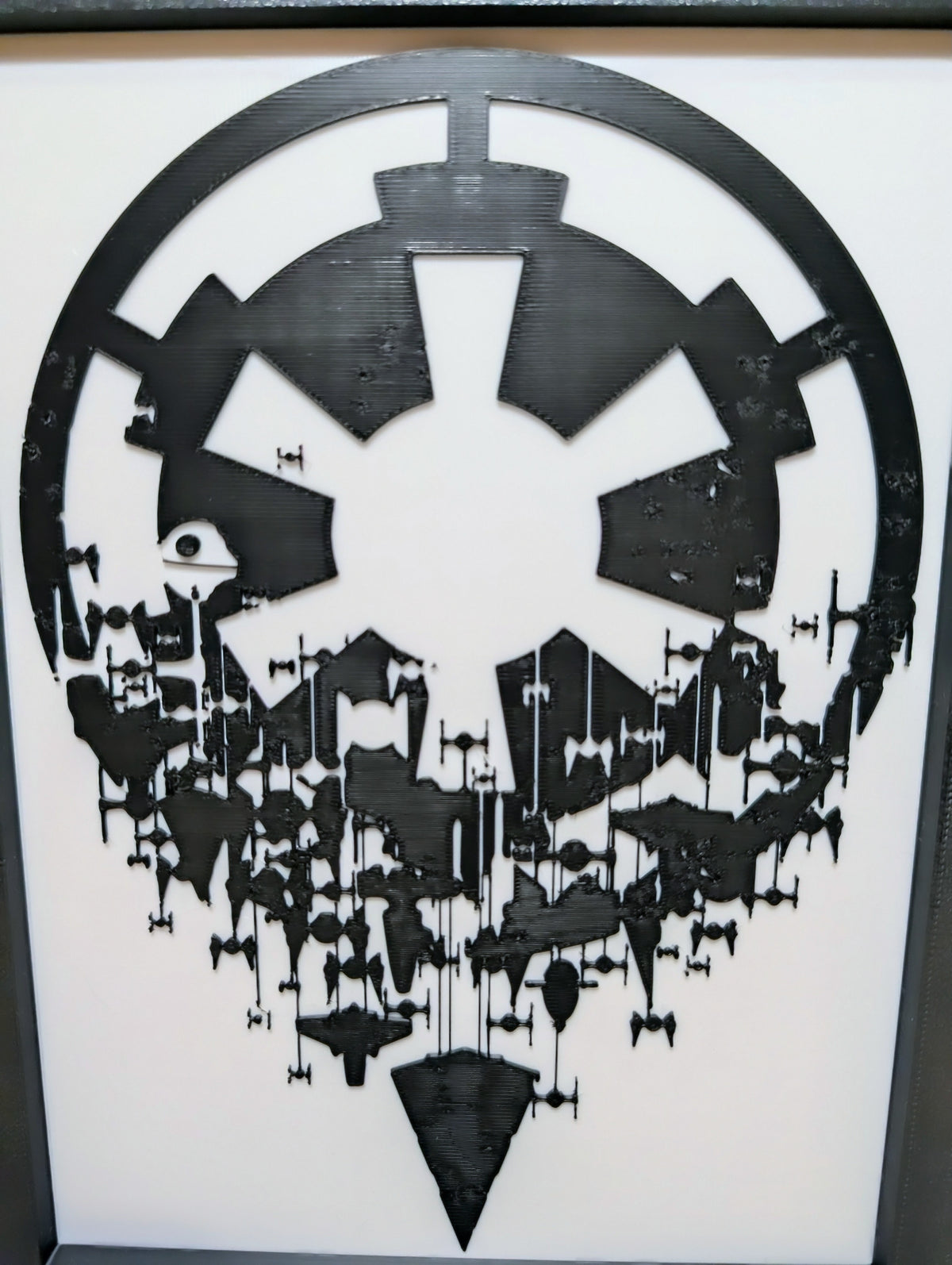 Echoes of the Empire — Star Wars Inspired Shadow Box Wall Art