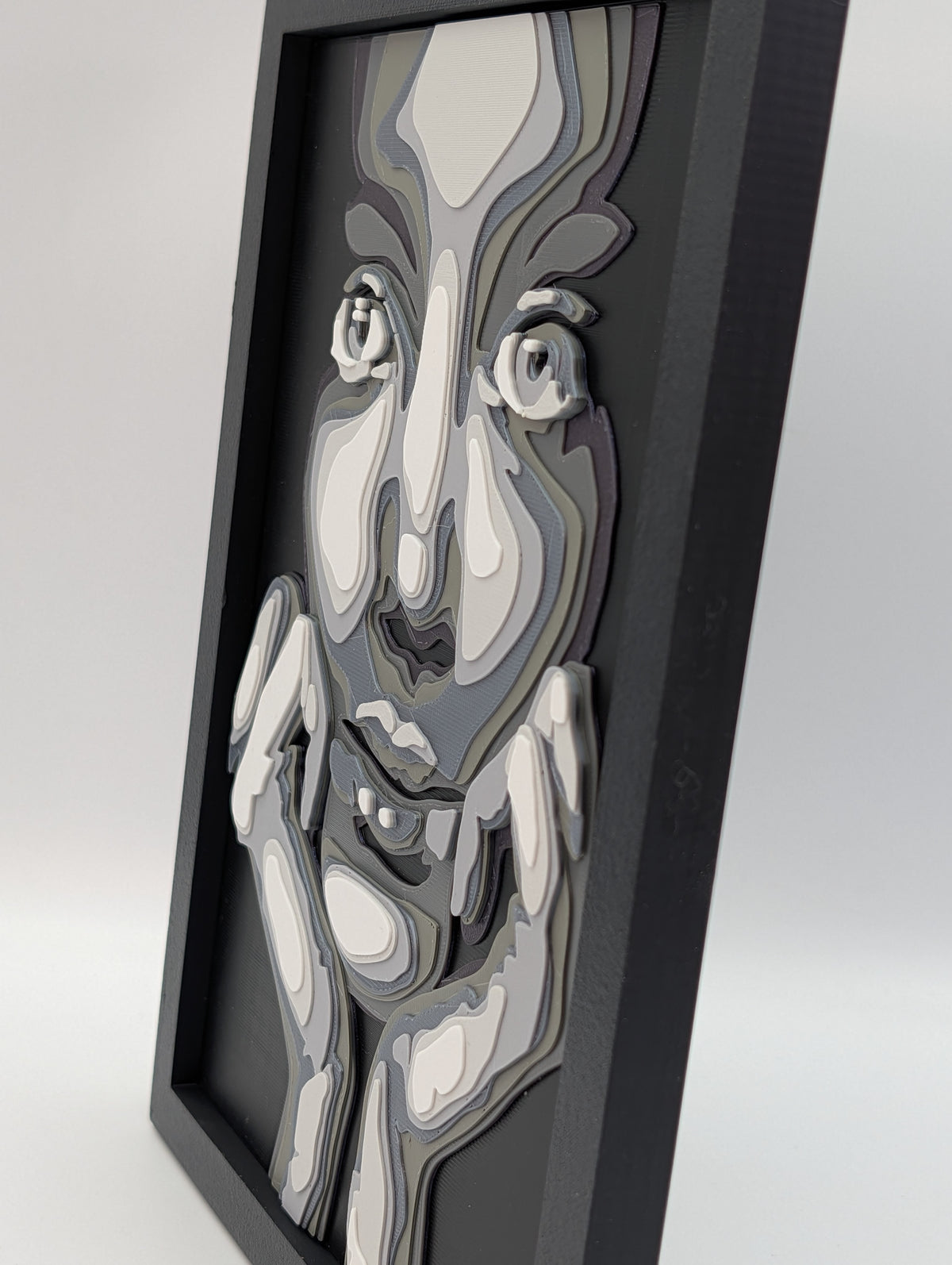 The Girl in Layers — 3D Portrait Shadow Box