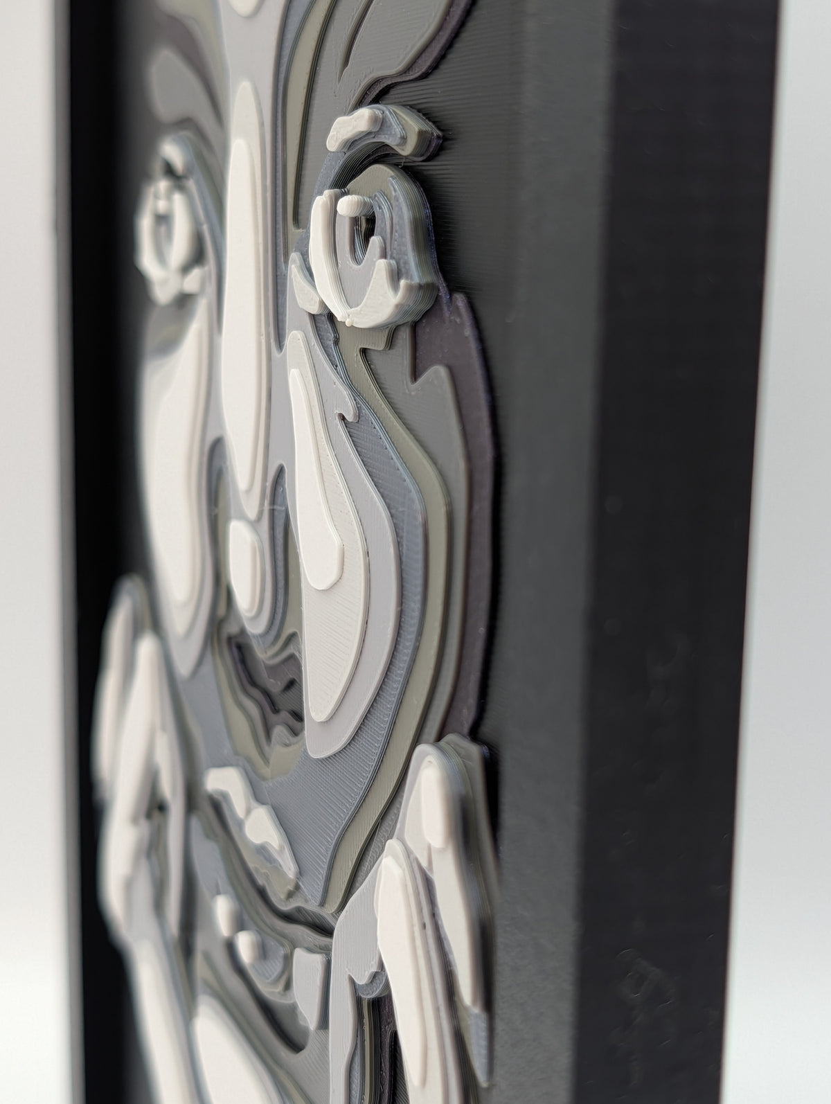 The Girl in Layers — 3D Portrait Shadow Box
