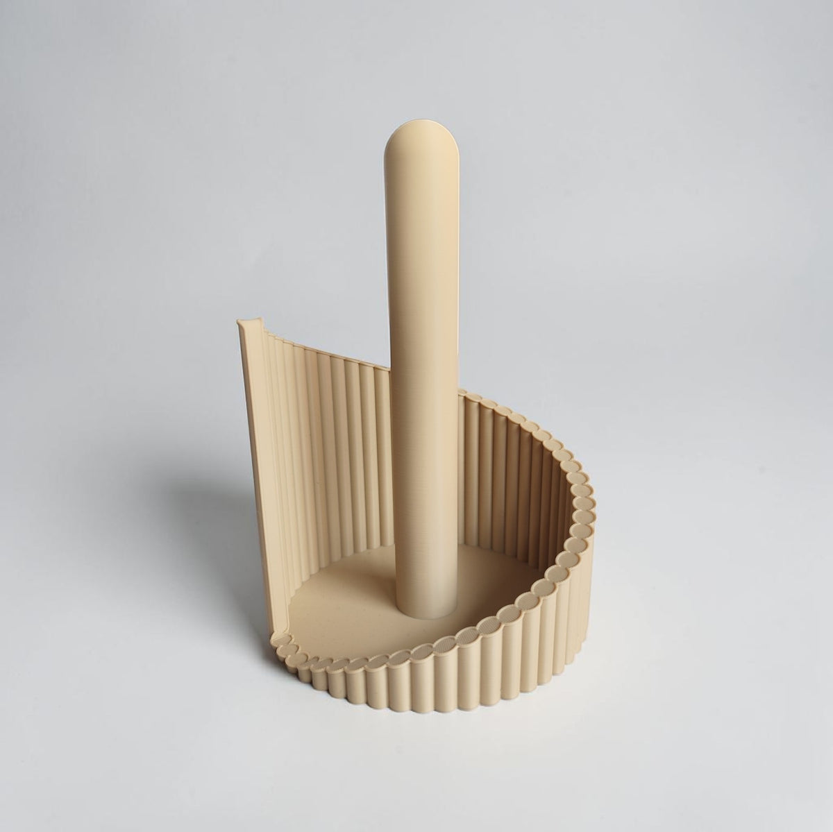 Twisted Ribbed Paper Towel Holder