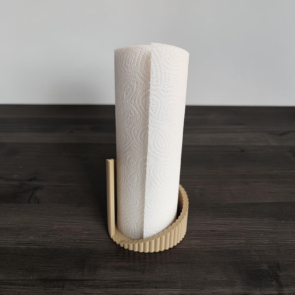 Twisted Ribbed Paper Towel Holder