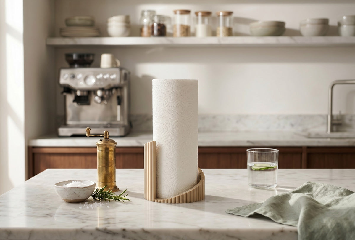 Twisted Ribbed Paper Towel Holder