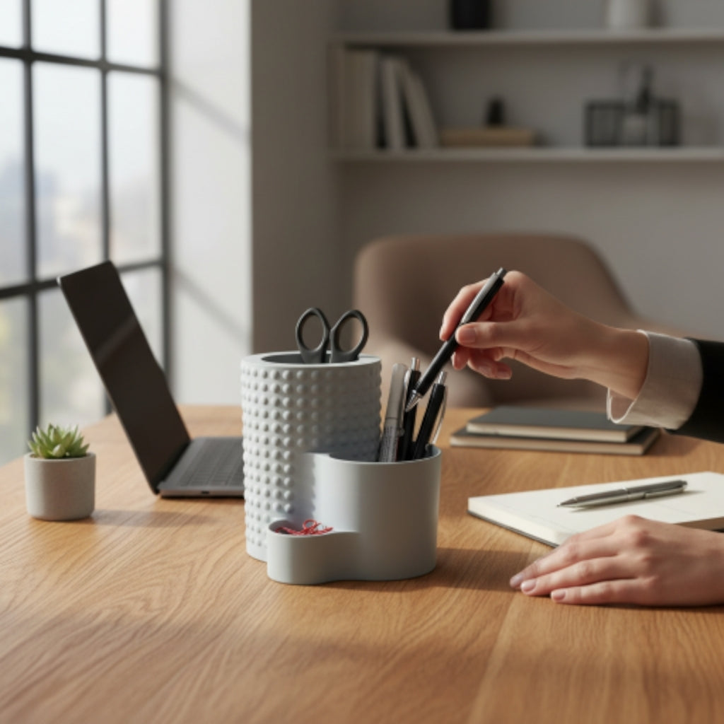 Modern Dotted Office Organiser
