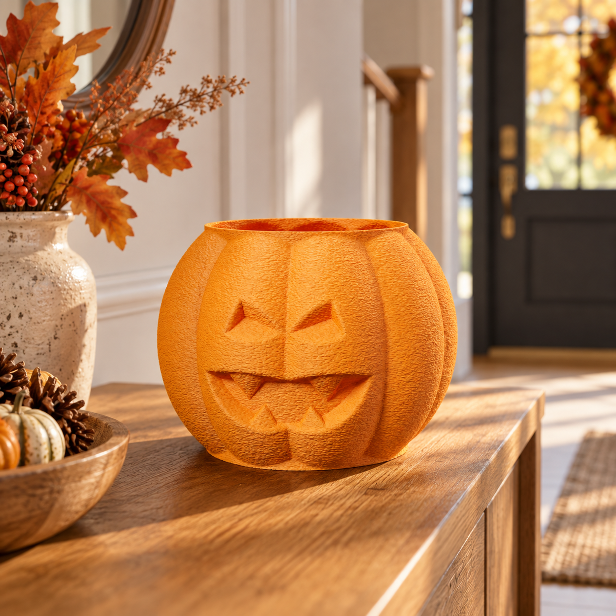 Pumpkin Head Vase