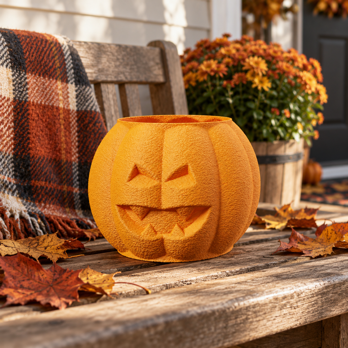 Pumpkin Head Vase