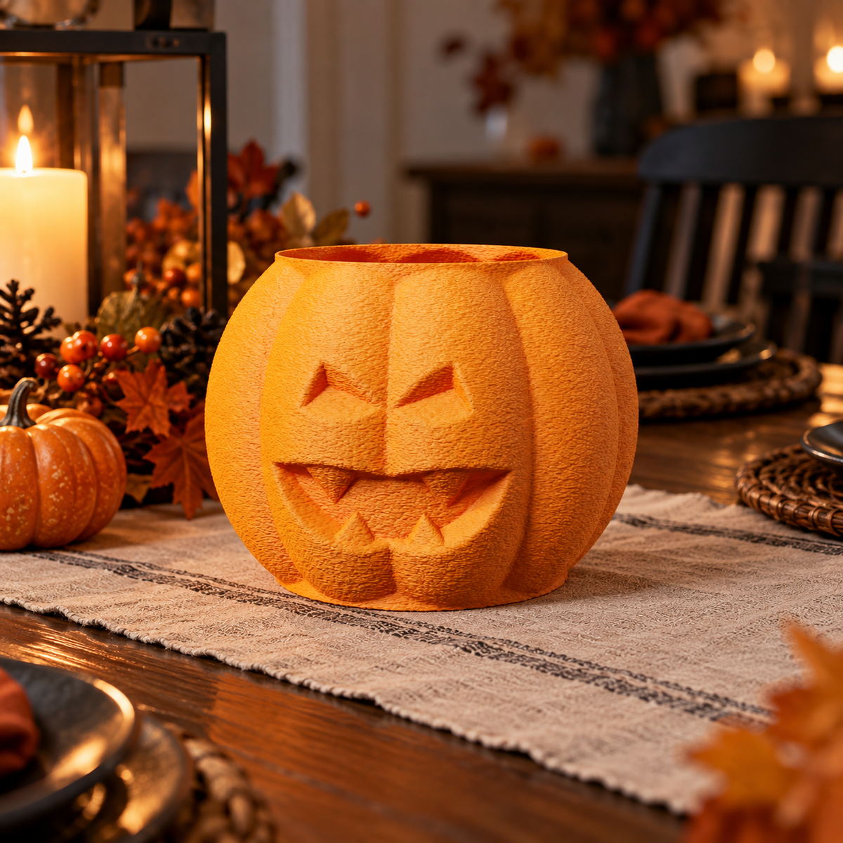 Pumpkin Head Vase