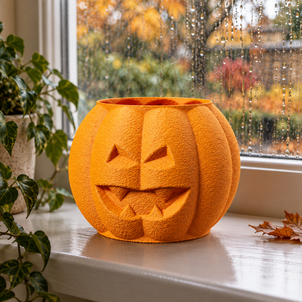 Pumpkin Head Vase