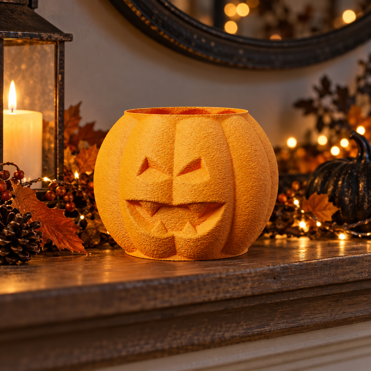 Pumpkin Head Vase