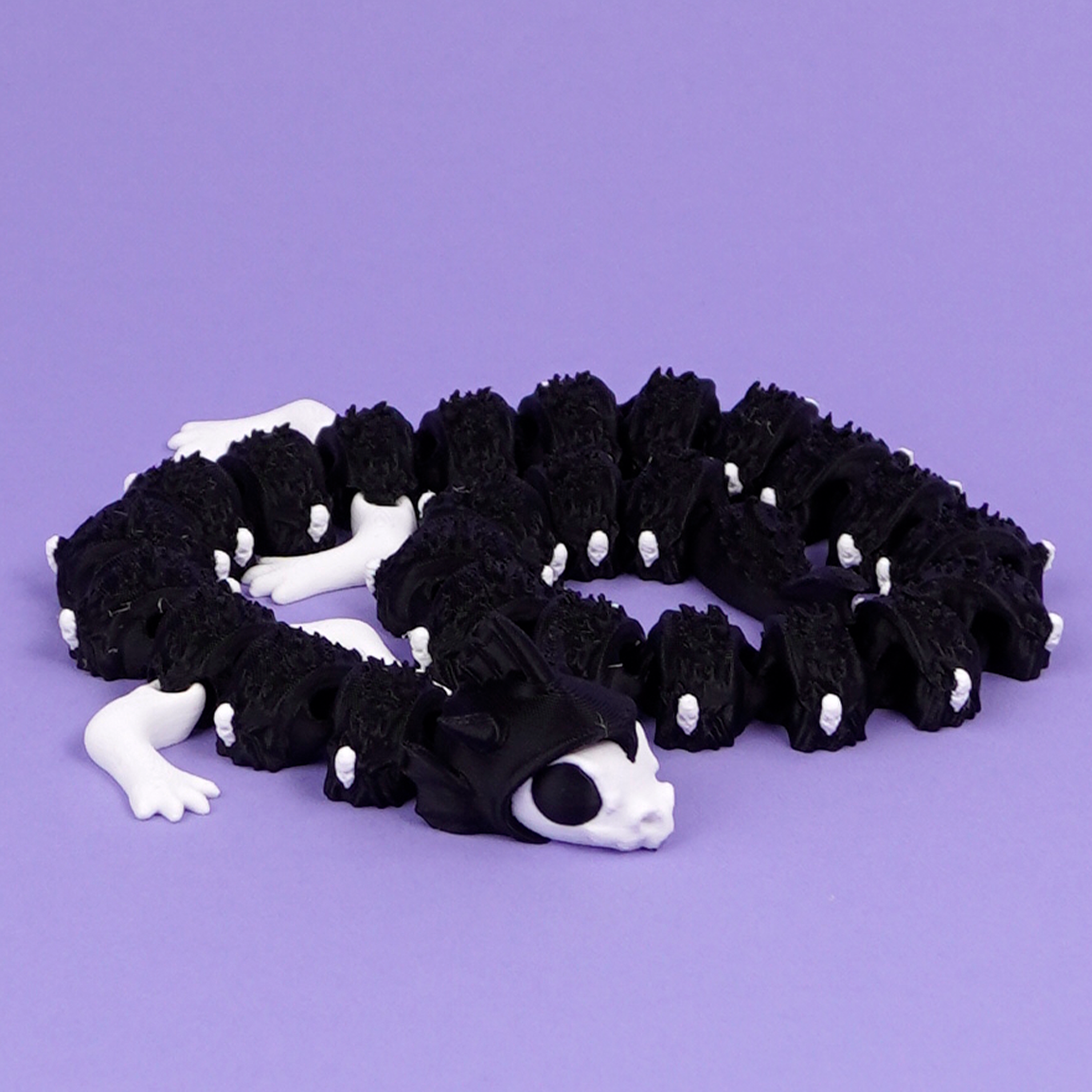 Articulated Reaper Dragon stretched to show segmented length