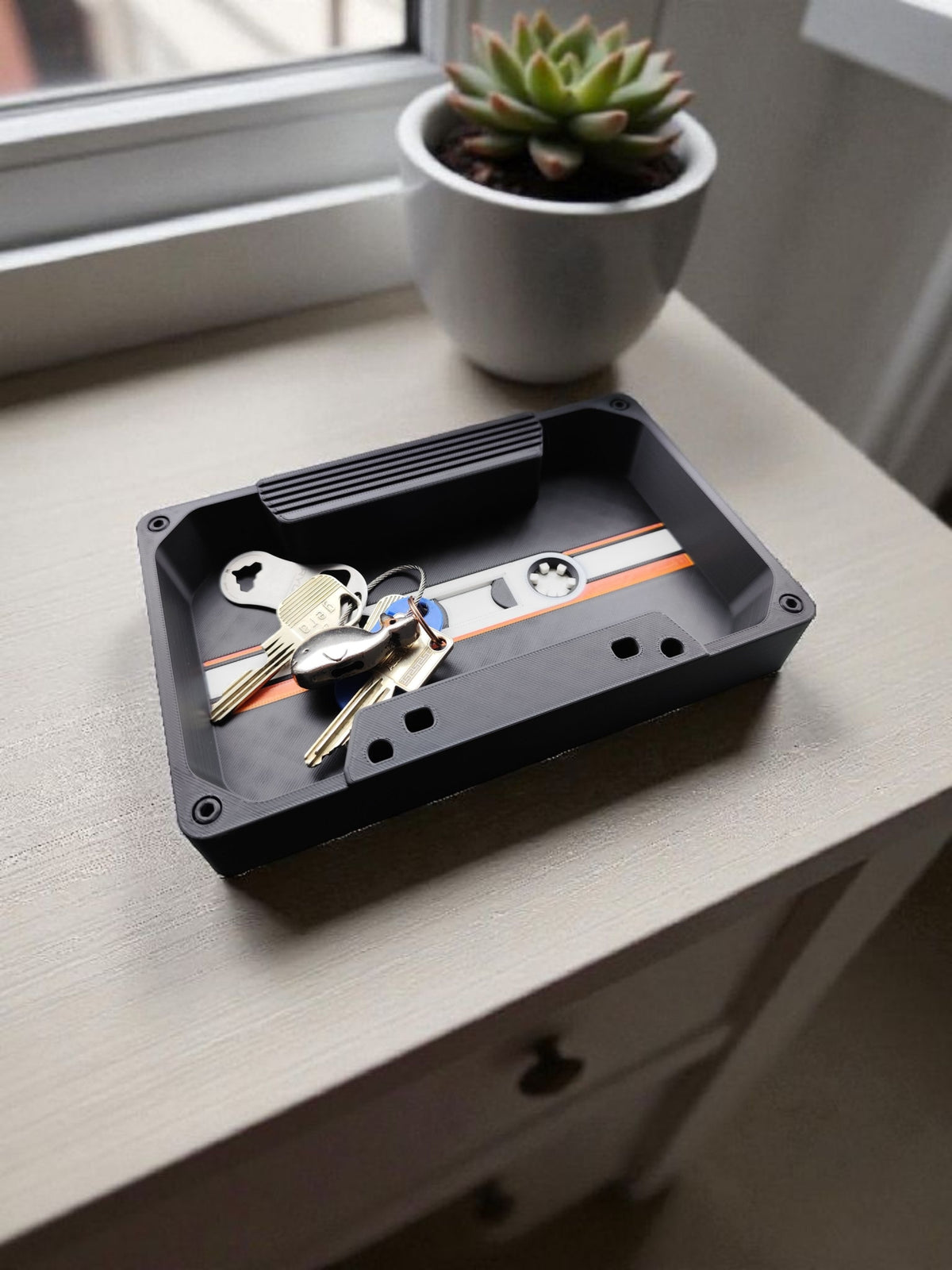 Retro Cassette Tape Tray