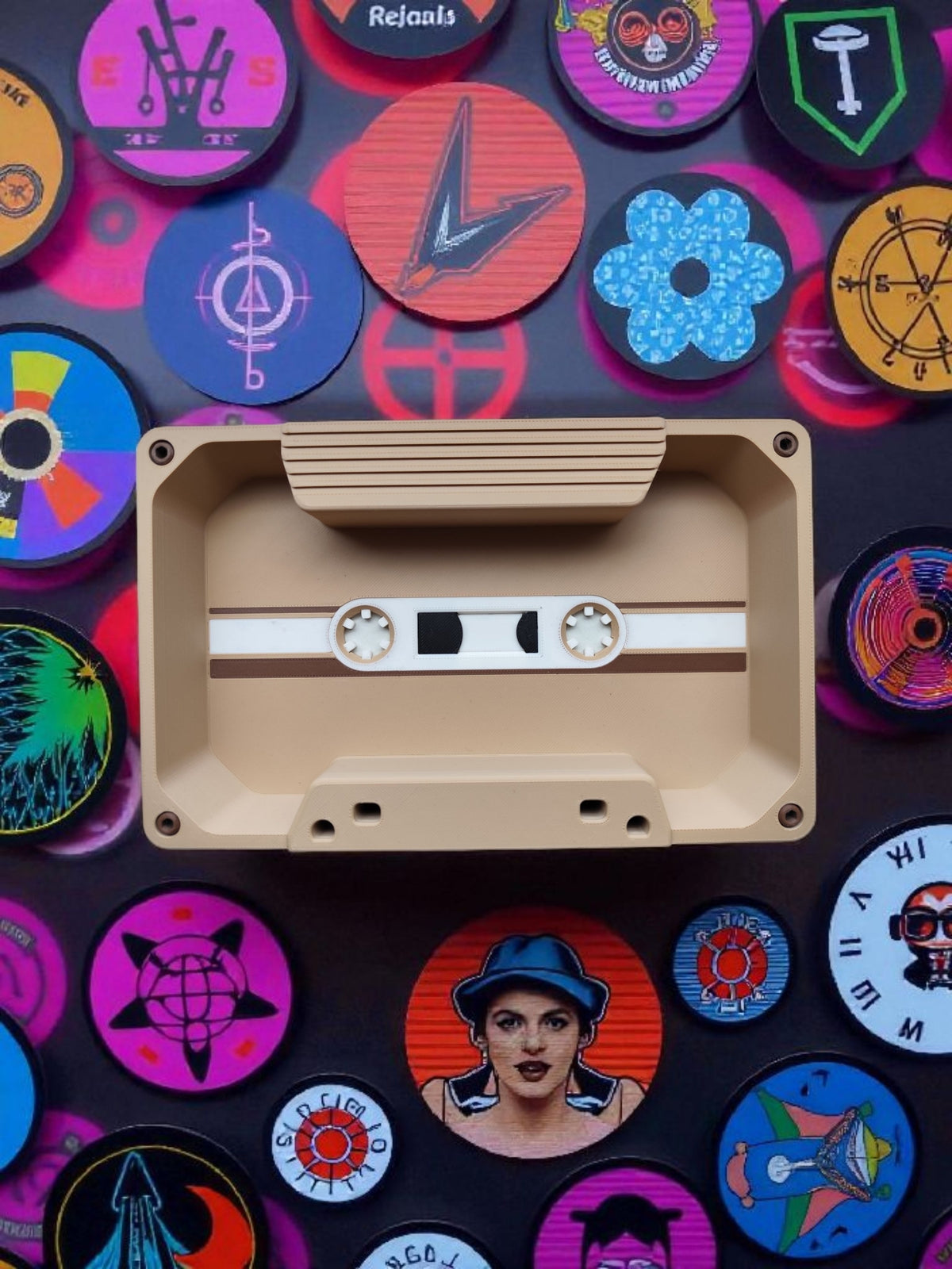 Retro Cassette Tape Tray