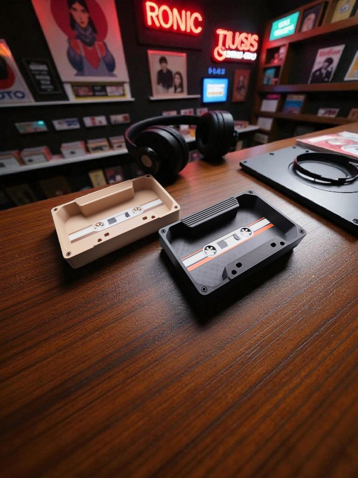Retro Cassette Tape Tray