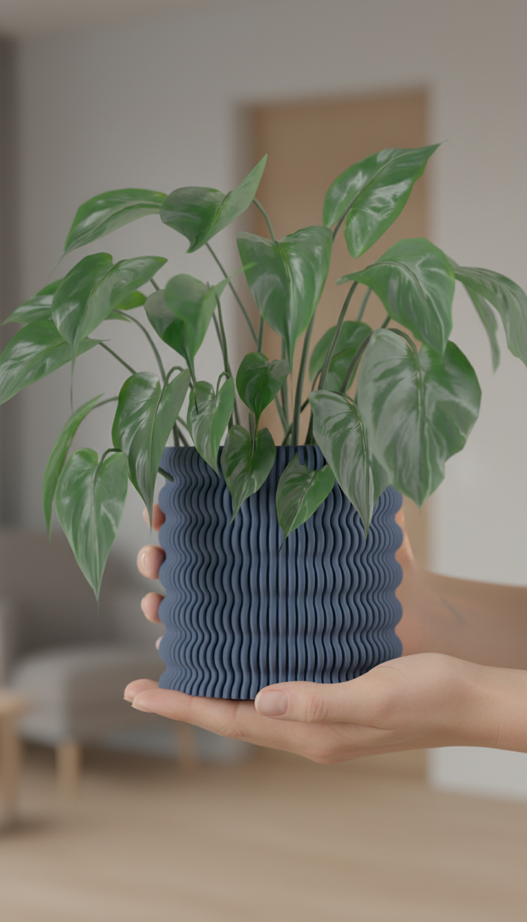 Ribbed Planter Wobble