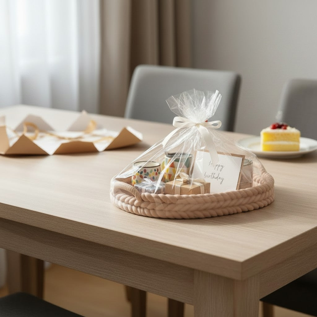Natural-Looking Rope Tray