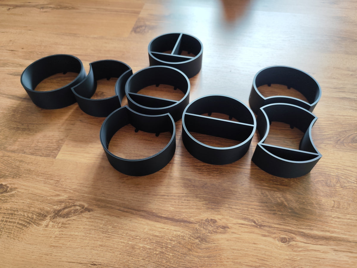 Modular Round Shelf System — Customisable Wall Shelving