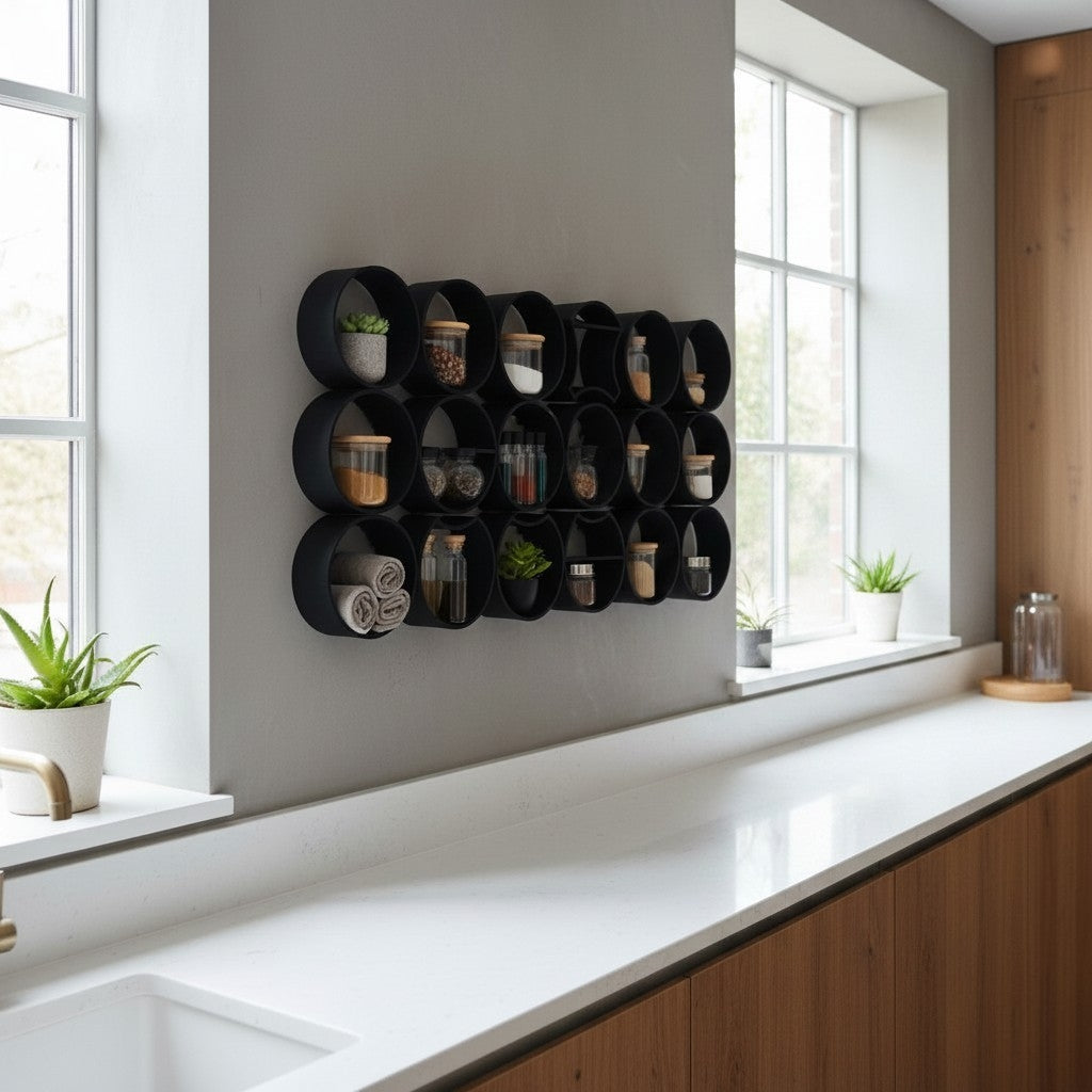 Modular Round Shelf System