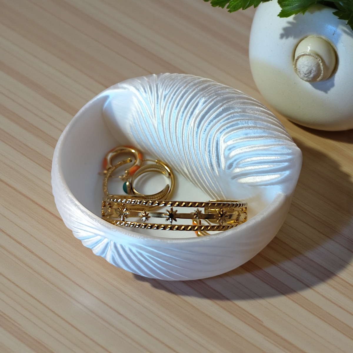 Seashell Jewellery Bowl — Ring Dish & Trinket Holder