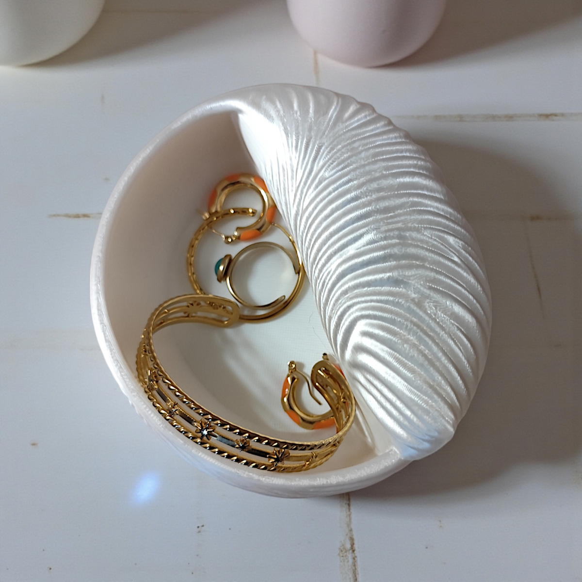 Seashell Jewellery Bowl — Ring Dish & Trinket Holder