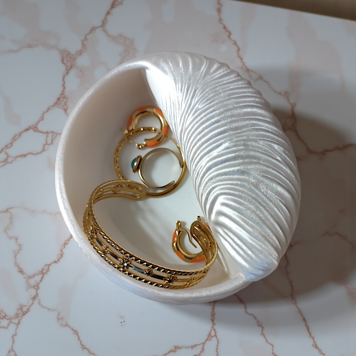 Seashell Jewellery Bowl — Ring Dish & Trinket Holder
