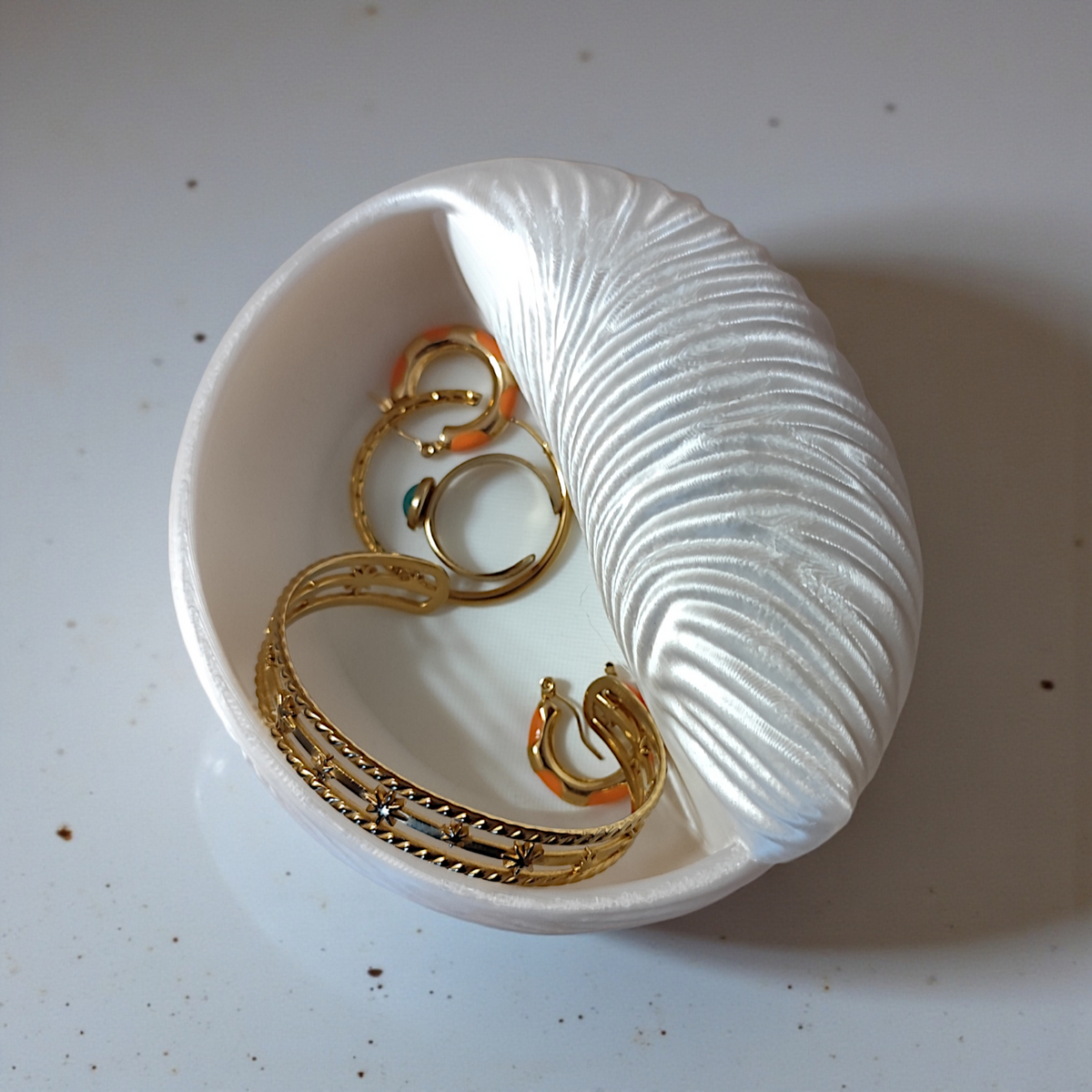 Seashell Jewellery Bowl — Ring Dish & Trinket Holder