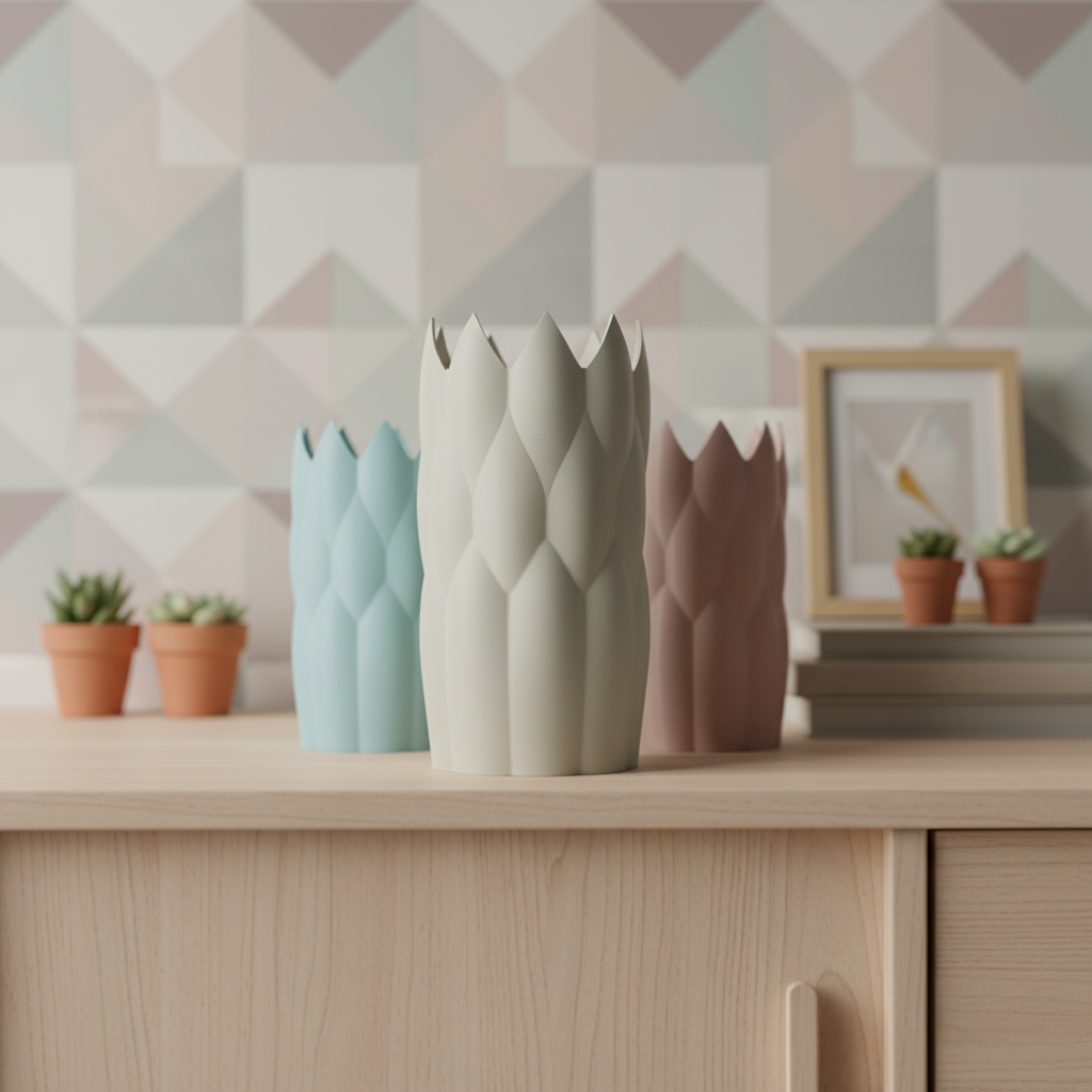 Geometric Bloom Vase