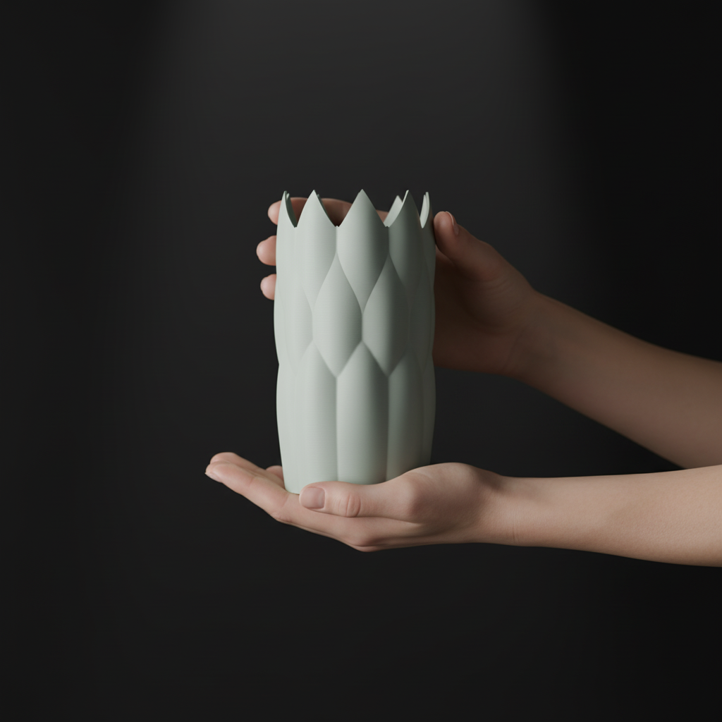 Geometric Bloom Vase