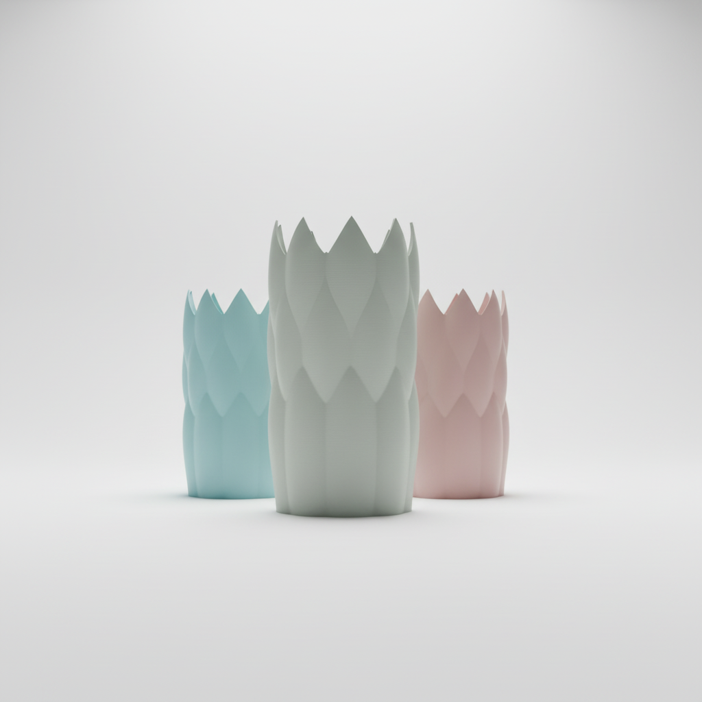 Geometric Bloom Vase