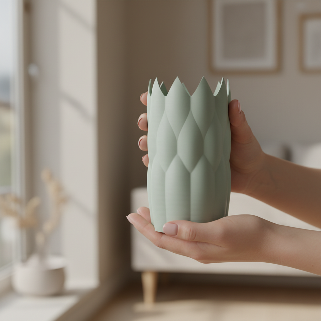 Geometric Bloom Vase
