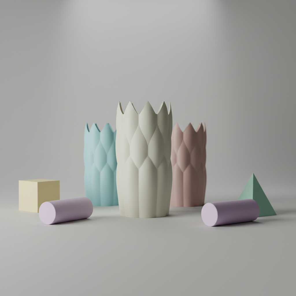 Geometric Bloom Vase