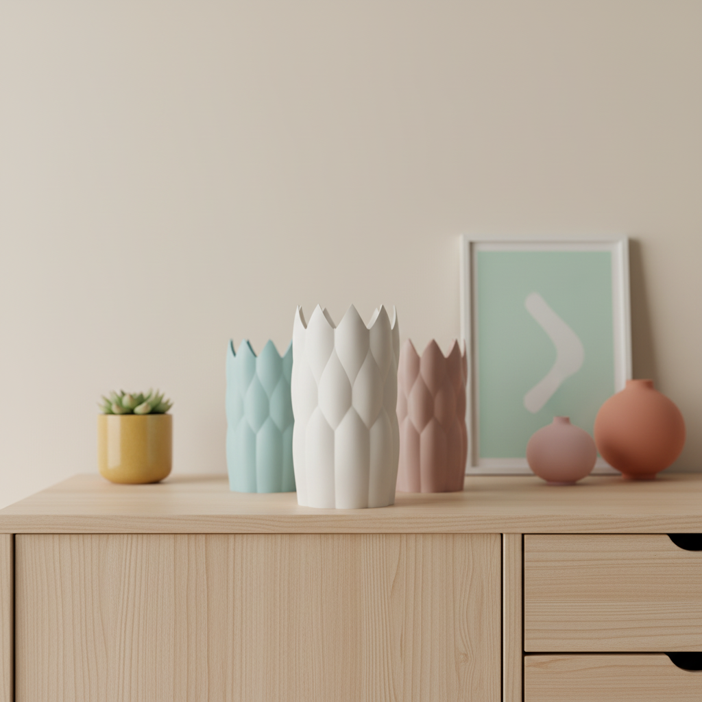 Geometric Bloom Vase