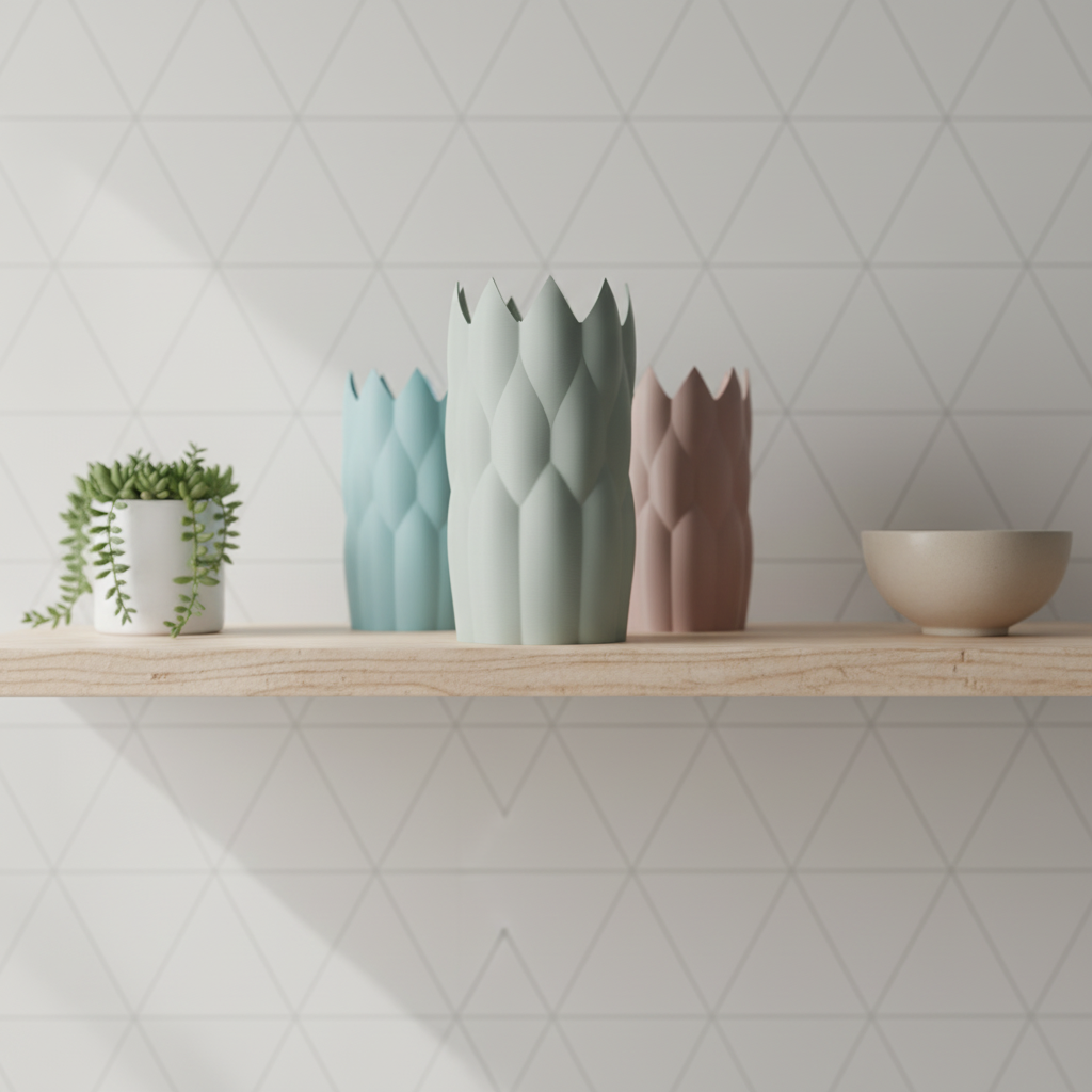Geometric Bloom Vase