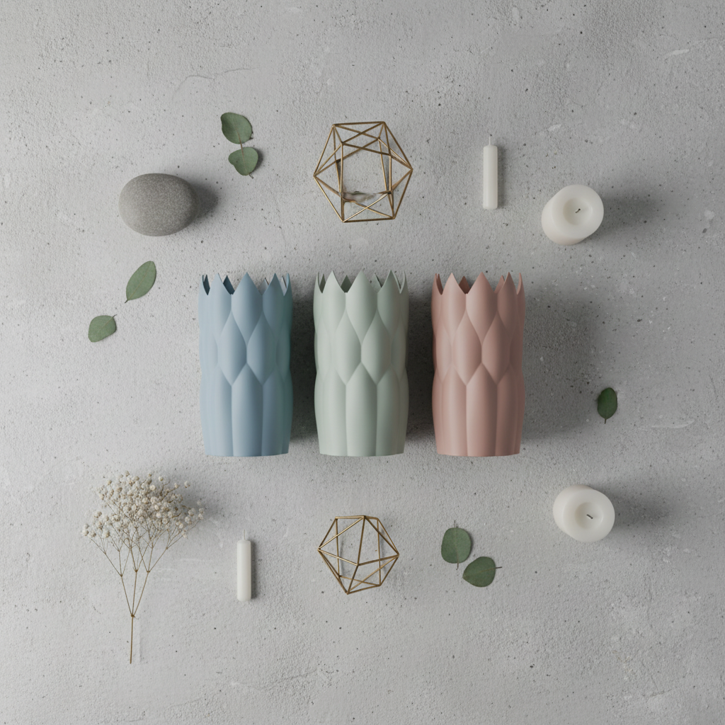 Geometric Bloom Vase