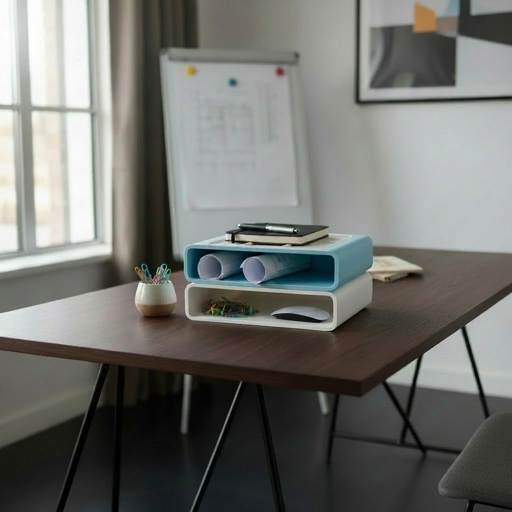 Modular Stackable Office Organizer