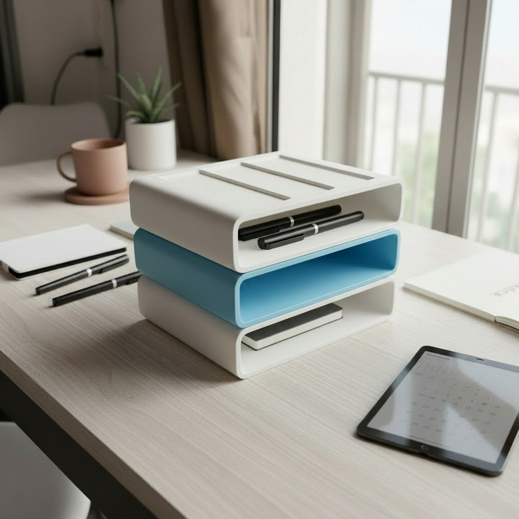 Modular Stackable Office Organizer