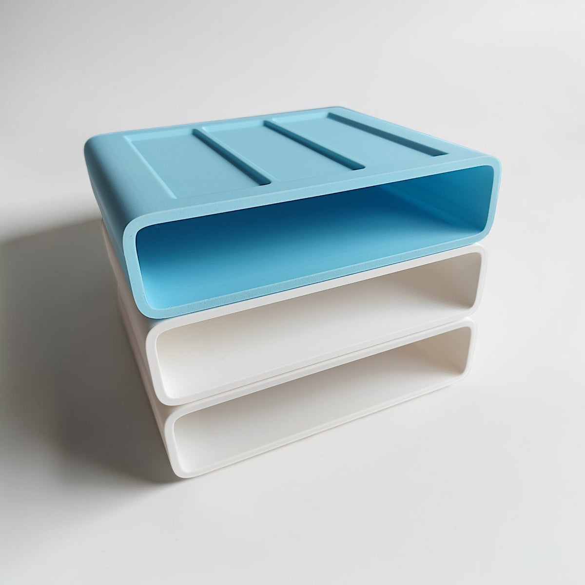 Modular Stackable Office Organizer — Desk Storage Solution