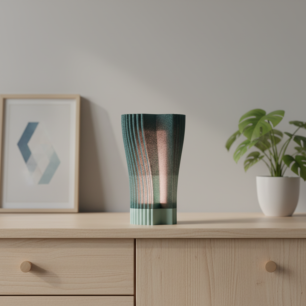 Modern Ripple Column Light
