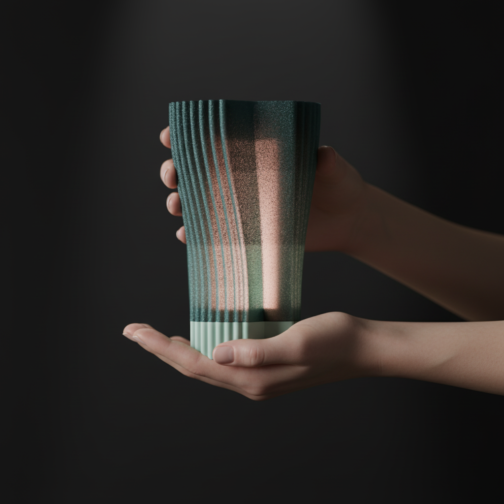 Modern Ripple Column Light