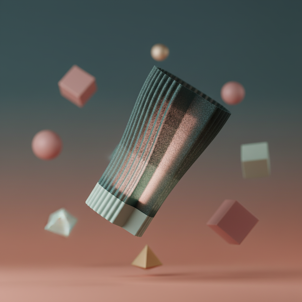 Modern Ripple Column Light
