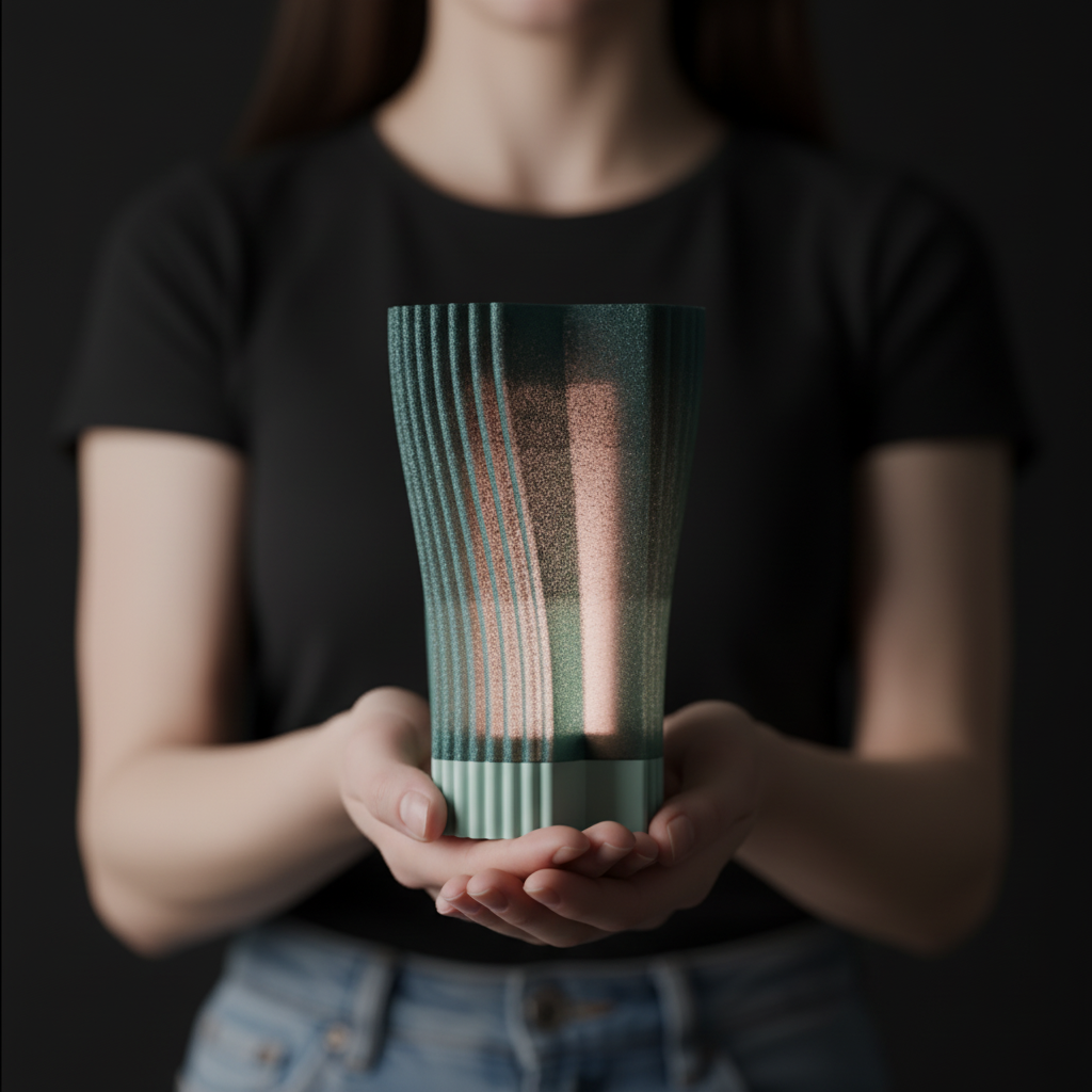 Modern Ripple Column Light